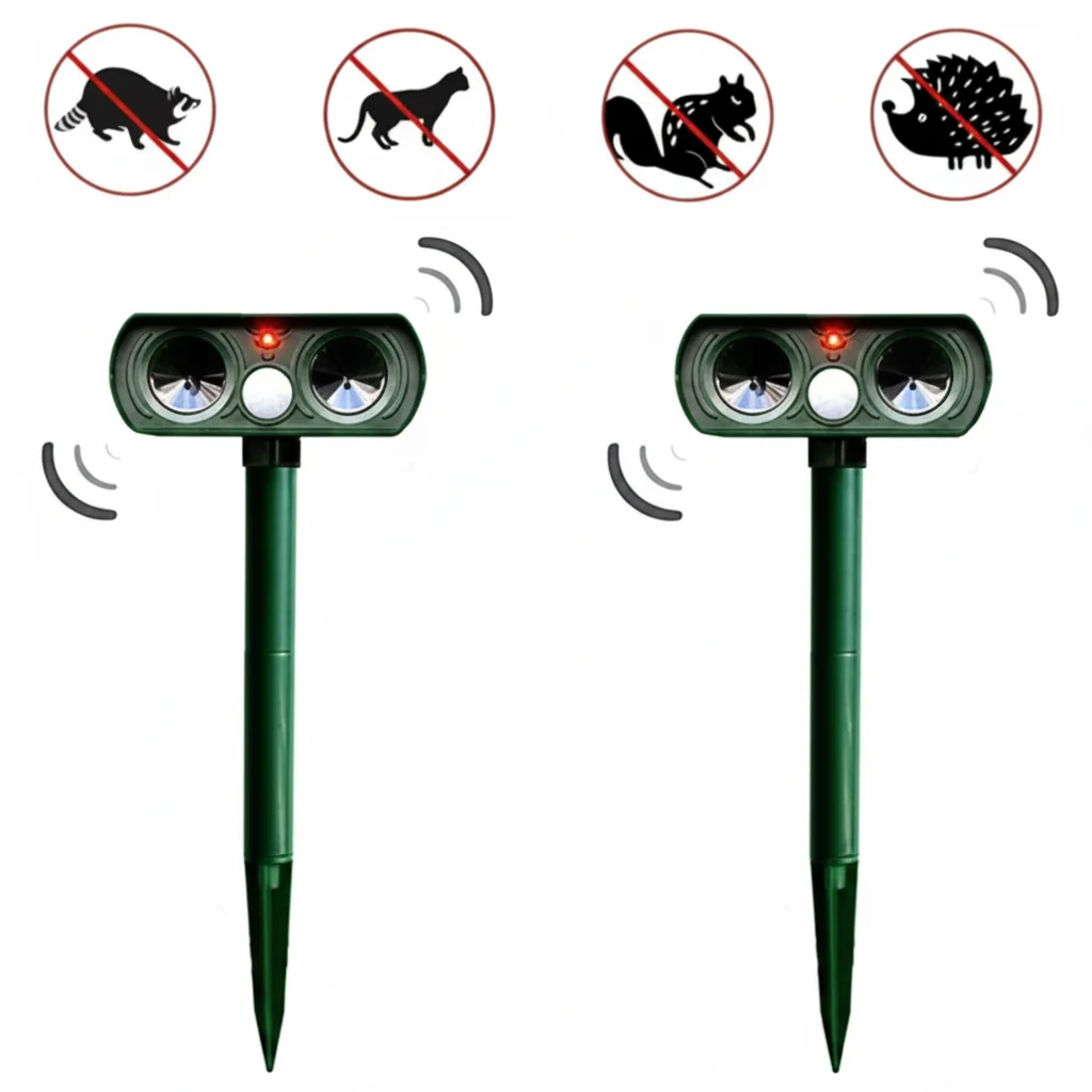 Deer Repellent Pest Control Device Ultrasonic Motion Sensor - Image 3
